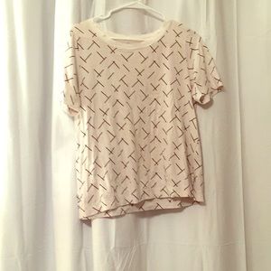 off white geometric shirt